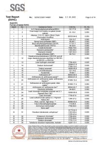 Existing D Marjan certification or material test document