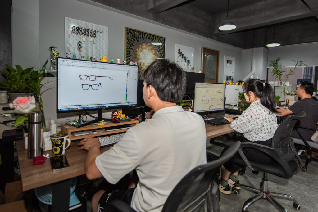 Eyewear design and product development workspace