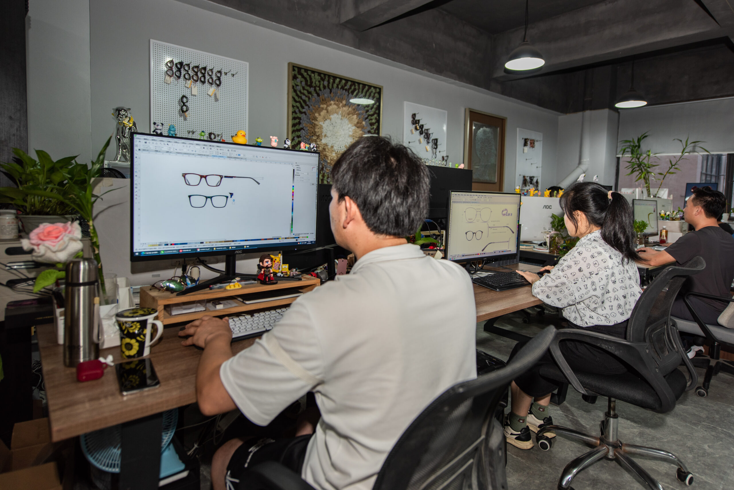 Eyewear design development and technical project planning