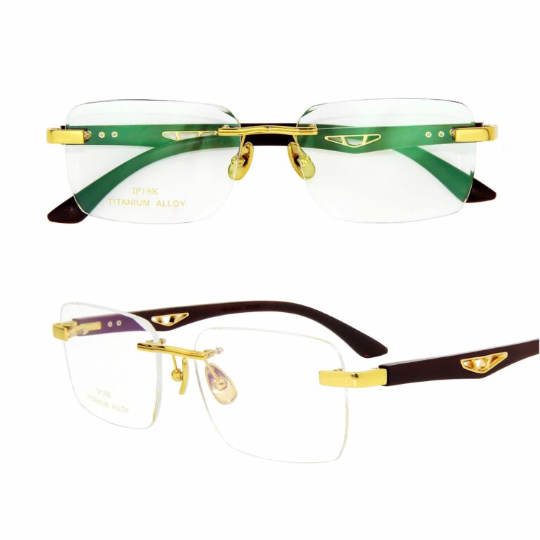 Refined 18K Gold Luxury Frames