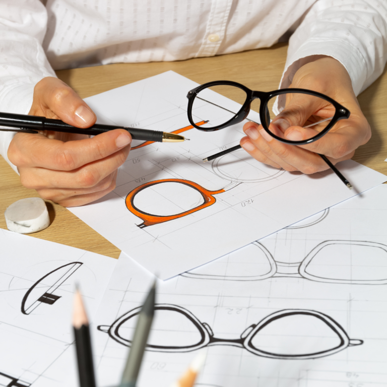Eyewear development route planning