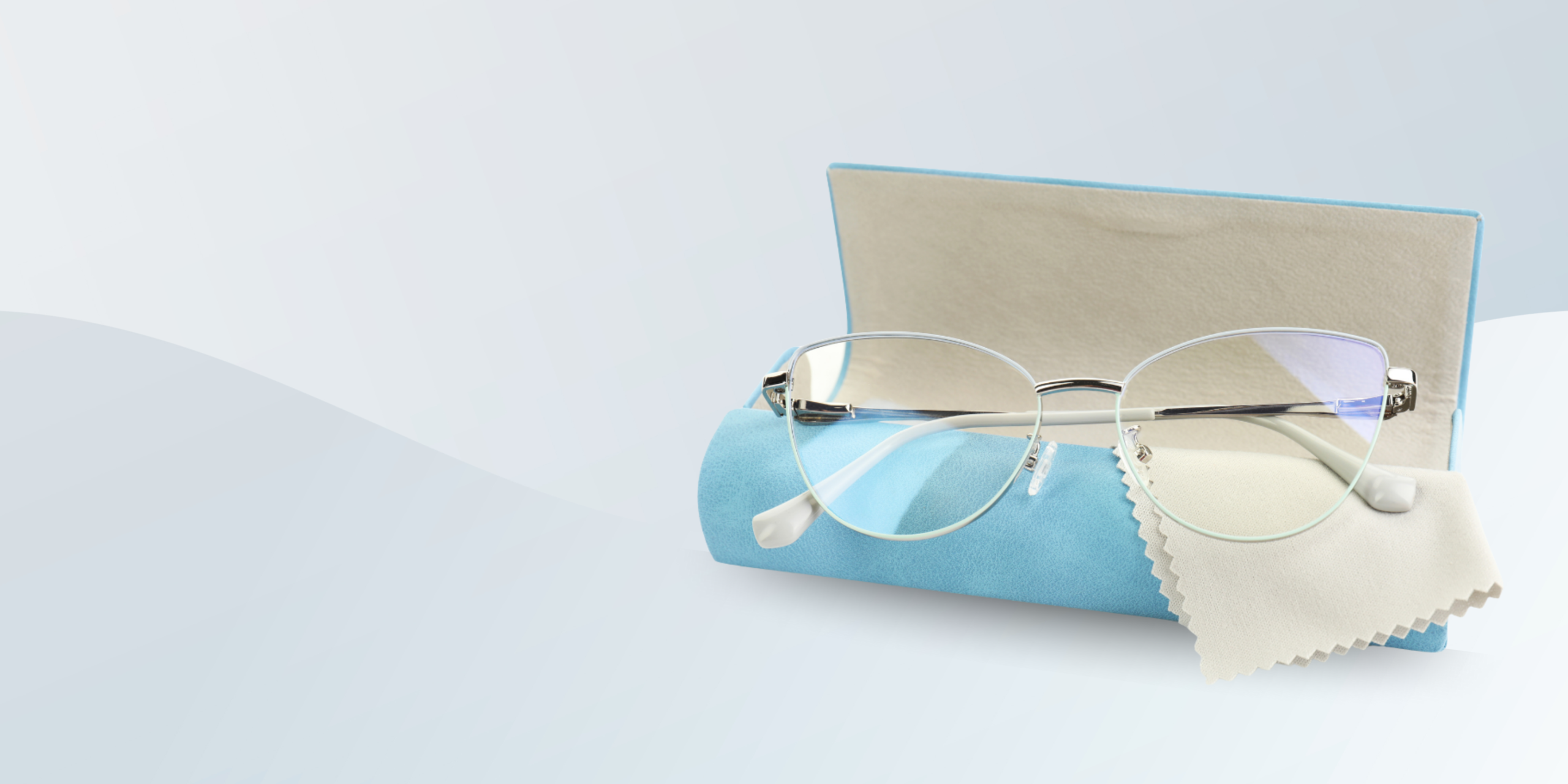Glasses with case and cleaning cloth Manufacturer | GCC fashion brand support project helping entrepreneurs and influencers create their own eyewear brand with low MOQ manufacturing