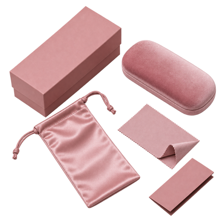 Soft Pouches for custom eyewear packaging