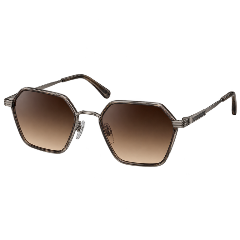 Architectural Hexagon eyewear design