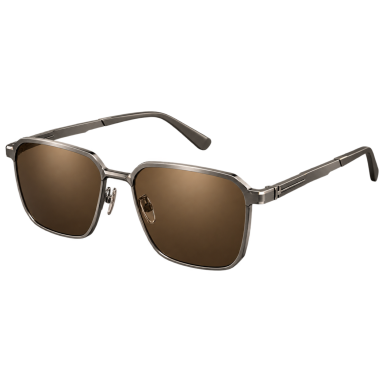 Faceted D Frame eyewear design