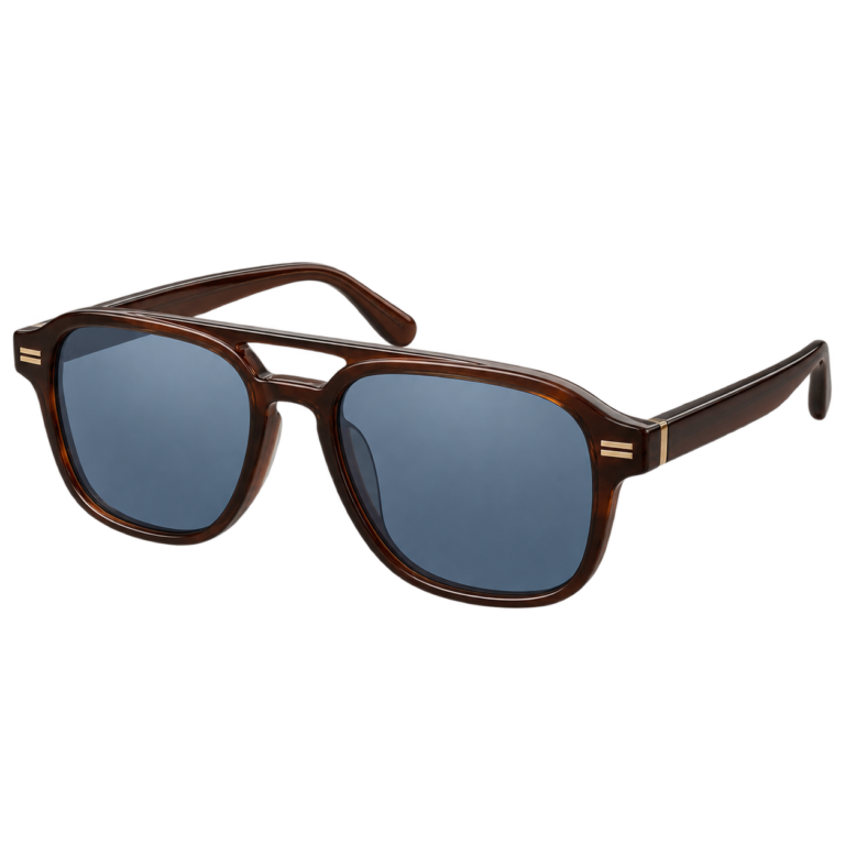 Double Bridge Navigator eyewear design