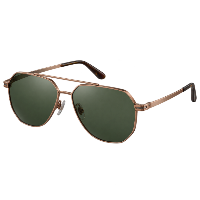Angular Aviator eyewear design