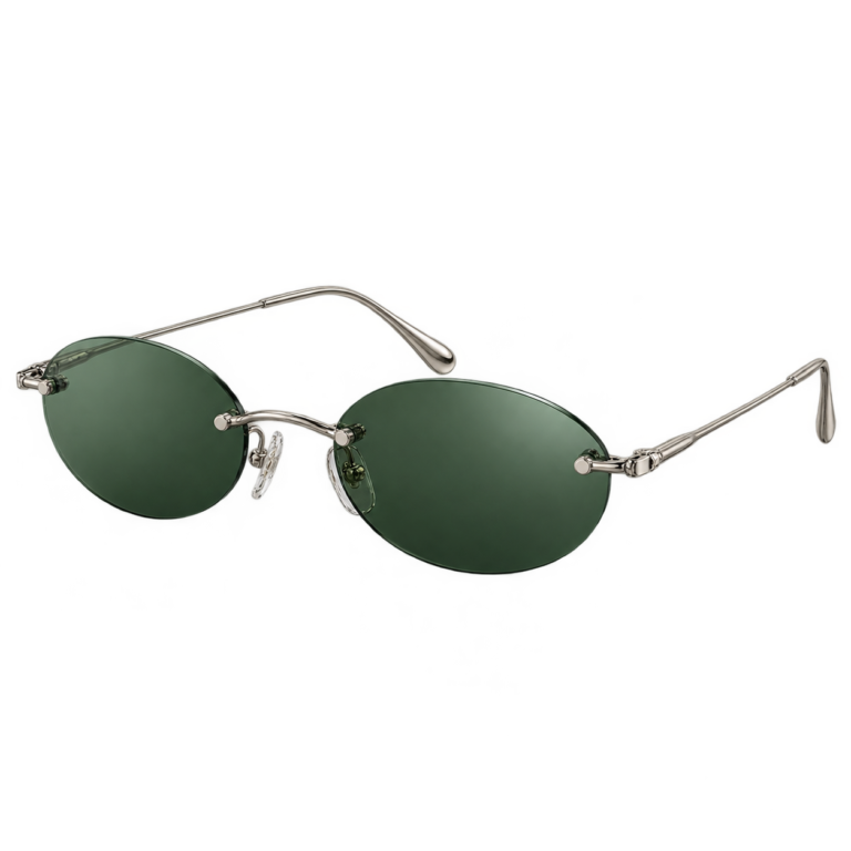 Rimless Heritage Oval eyewear design