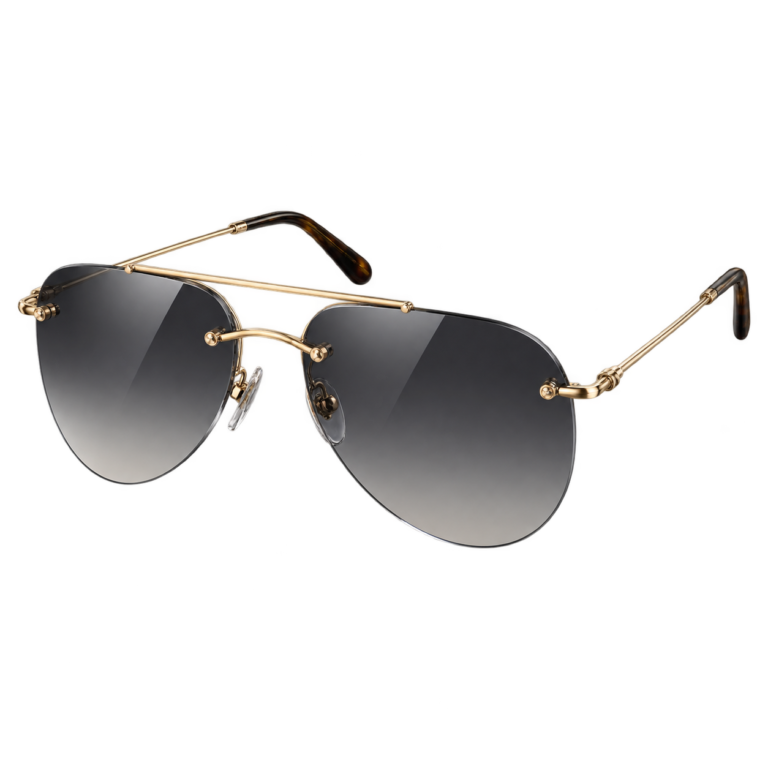Rimless Club Aviator eyewear design