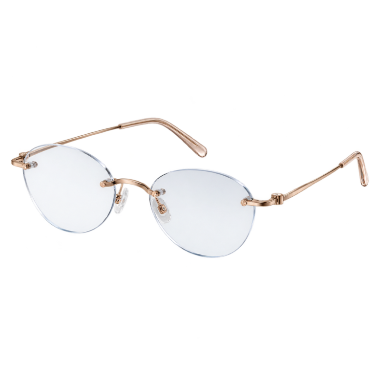 Rimless Rose Panto eyewear design