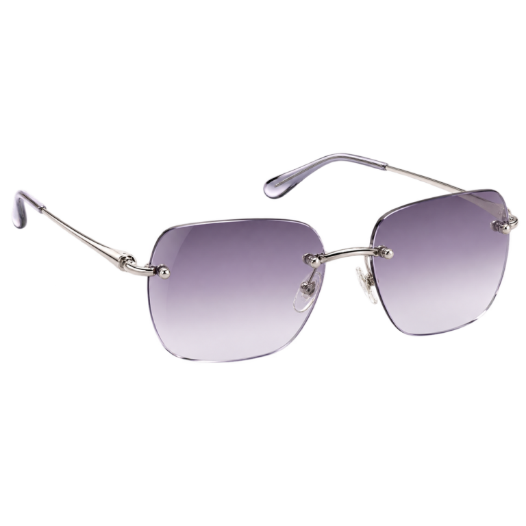 Rimless Lavender Soft Square eyewear design