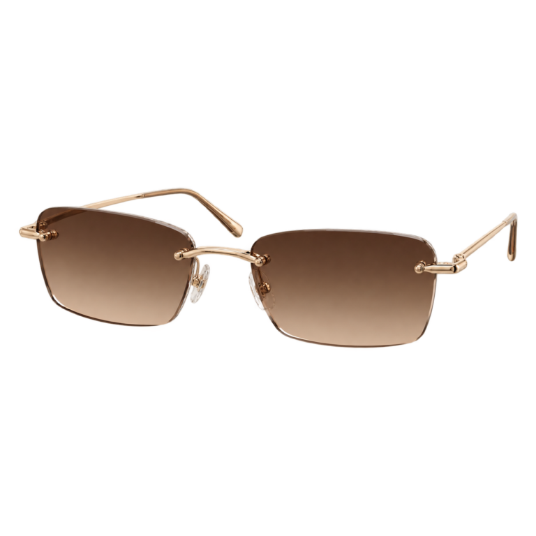 Rimless Cocoa Rectangle eyewear design