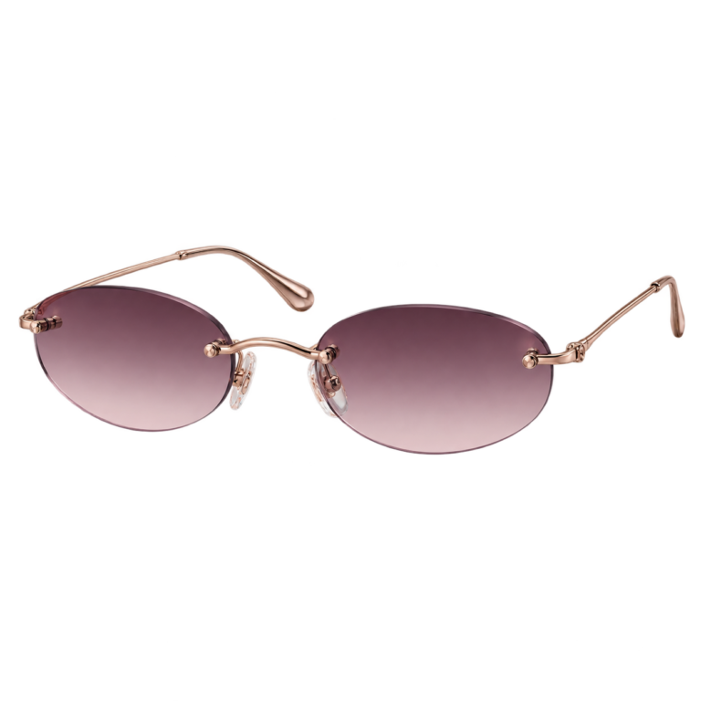 Rimless Plum Oval eyewear design