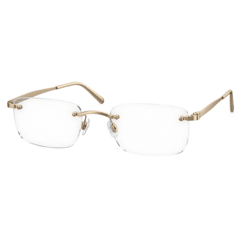 Rimless Classic Rectangle eyewear design