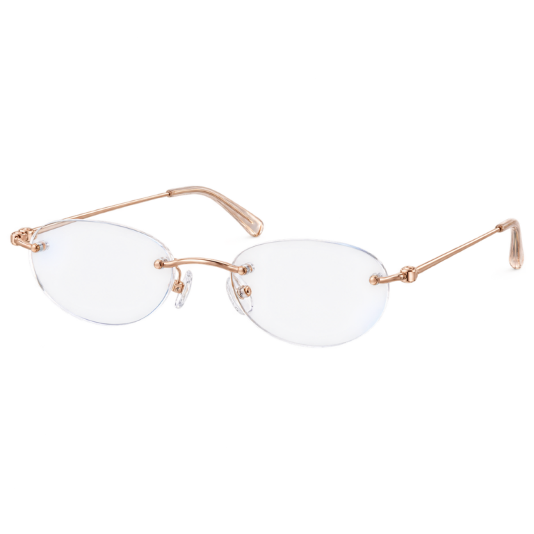 Rimless Petite Oval eyewear design