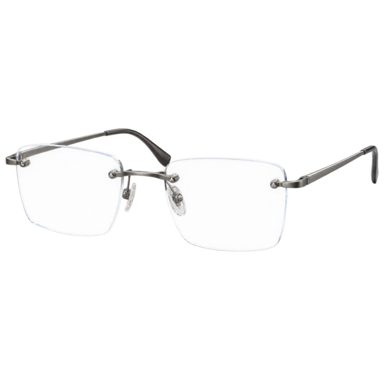 Rimless Executive Square eyewear design